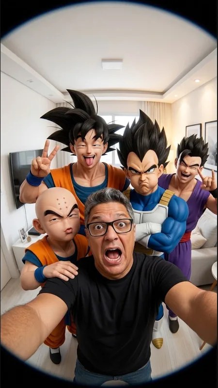 Imagem 031 — Selfie · Dragon Ball
